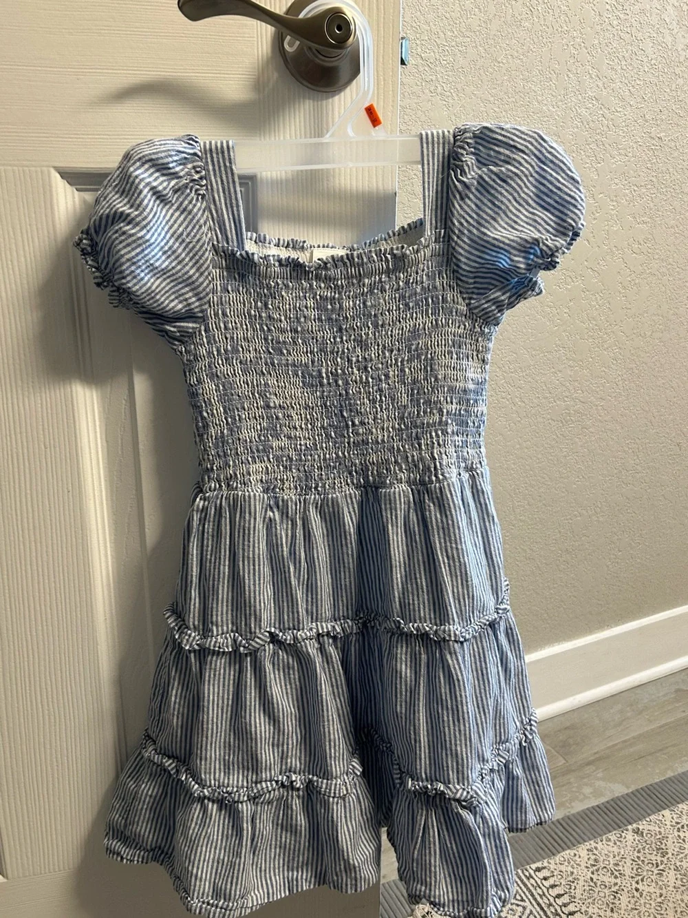 Blue & White Gymboree Smocked Dress